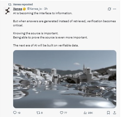 Tweet On X Xenea Officail Account