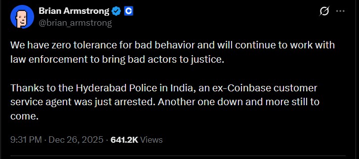 CEO Brian Armstrong on Coinbase Hacked