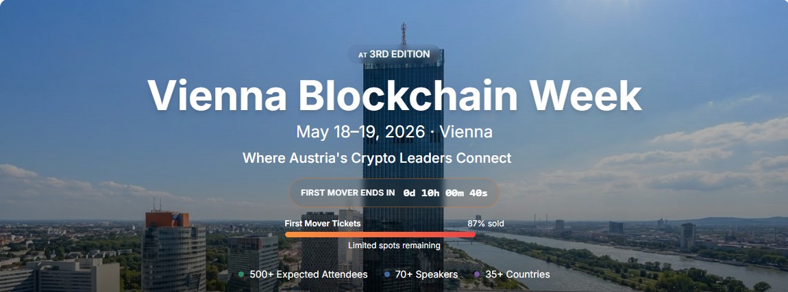 Vienna Blockchain Week 2026 — often called VBW26 — is shaping up to be one of Europe’s most focused 