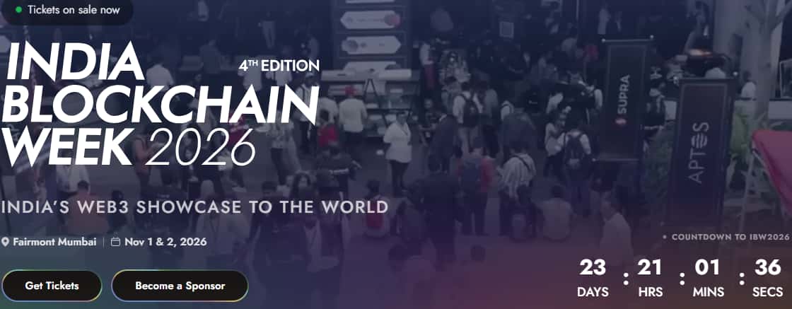 India Blockchain Week 2026 major crypto event