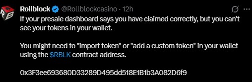 Rollblock Faces Claim Issues