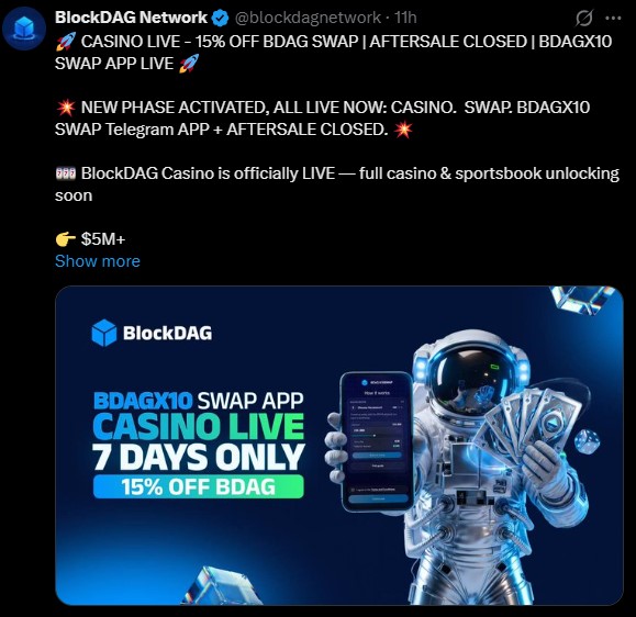BlockDAG Casino Live