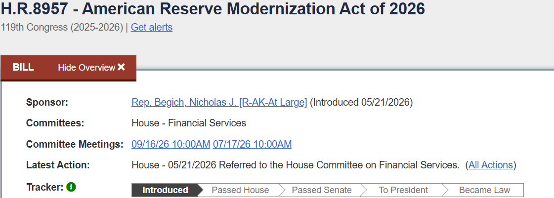 The American Reserve Modernization Act
