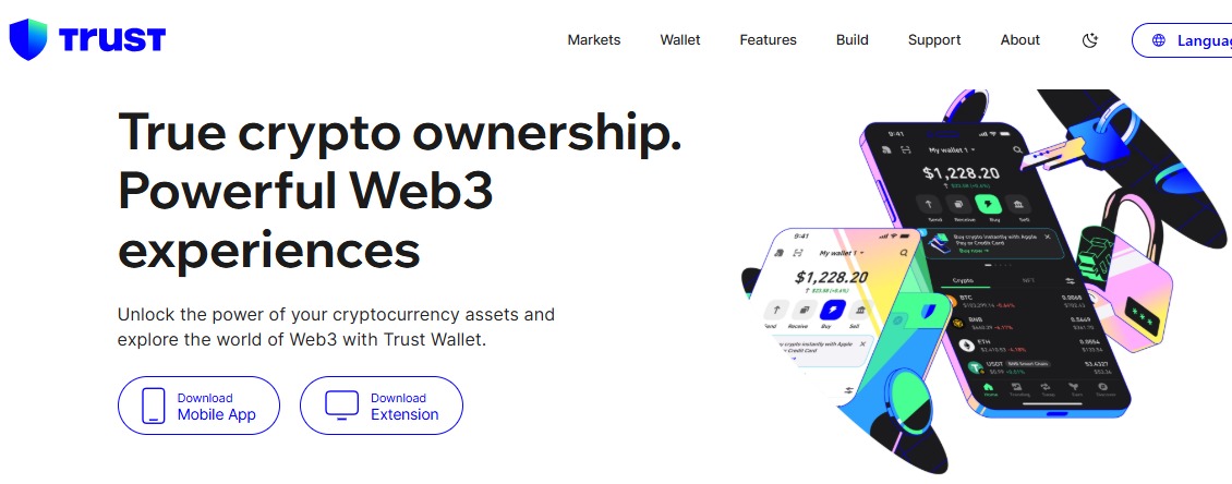 Trust wallet website