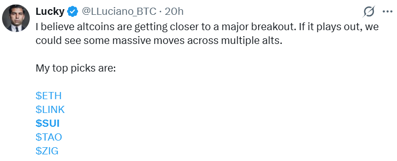 What Traders Are Saying About SUI