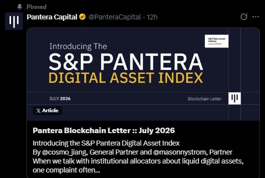 S&P Launches New Institutional Crypto Index With Pantera S&P Launches New Institutional Crypto Index With Pantera