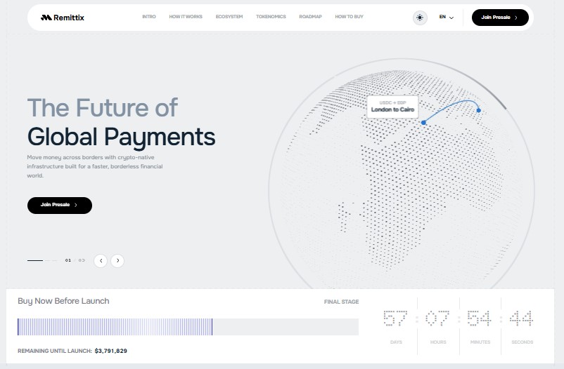 Remittix official website Remittix official website