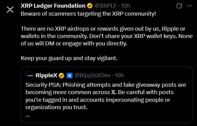 XRP airdrop scam news XRP airdrop scam news