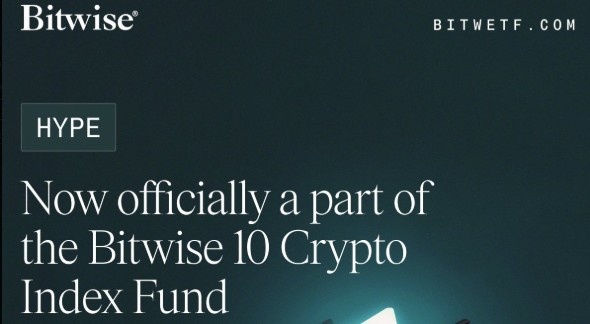 HYPE in Bitwise 10 Crypto Index ETF HYPE in Bitwise 10 Crypto Index ETF