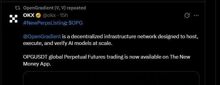 OpenGradient OKX Update