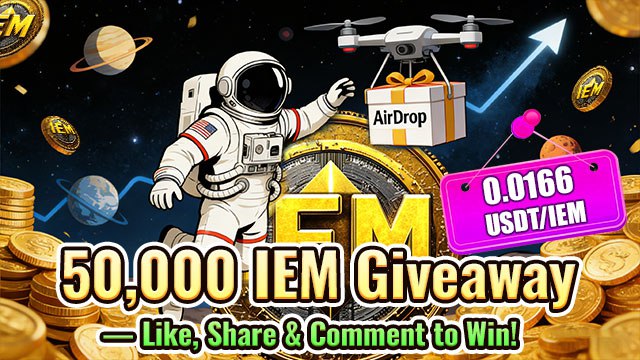 IEM Airdrop Frenzy: 50K IEM Giveaway IEM Airdrop Frenzy: 50K IEM Giveaway