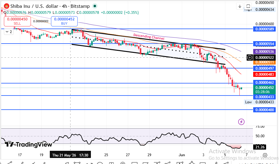 Shiba Inu coin price prediction Technical Chart Analysis 2026 Shiba Inu coin price prediction Technical Chart Analysis 2026