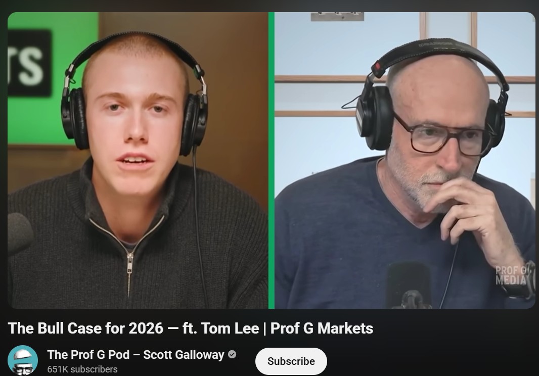 The Bull Case for 2026, Tom Lee