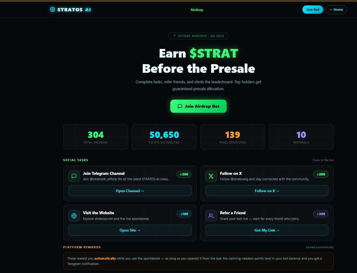 Stratos AI Airdrop