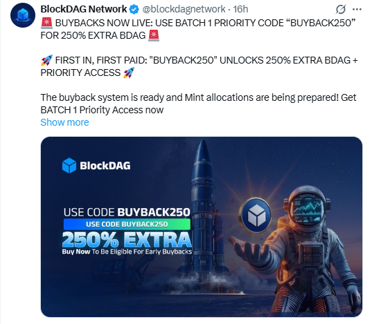 buybacks now live
