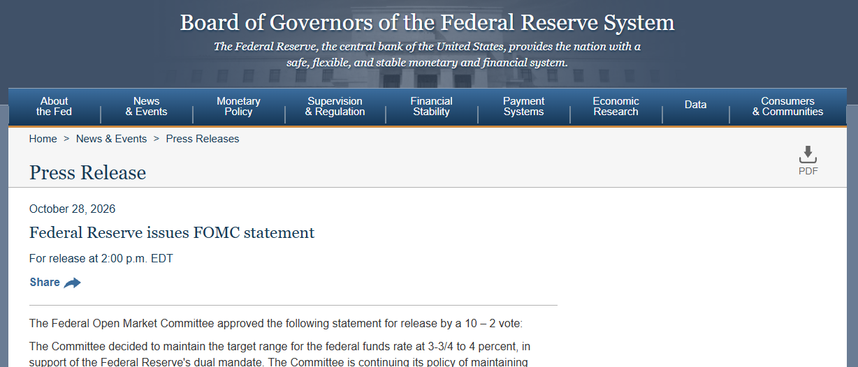 Fed Meeting News Update