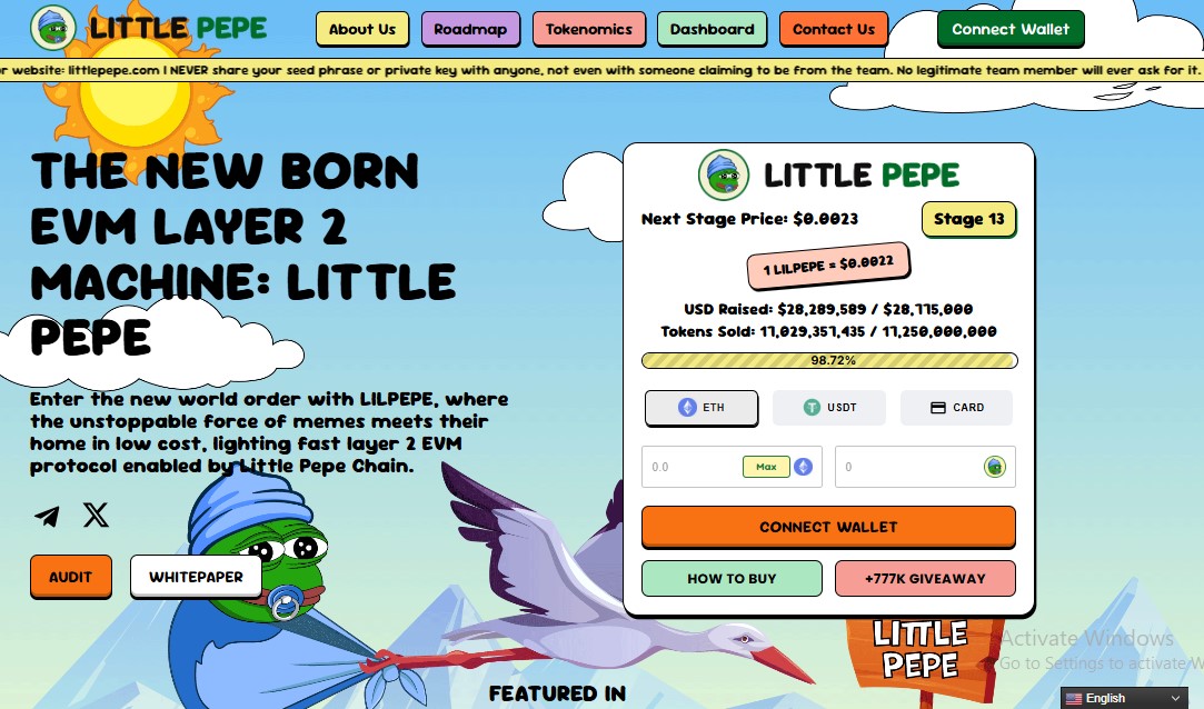 Little Pepe Stage 14 CEX Listing