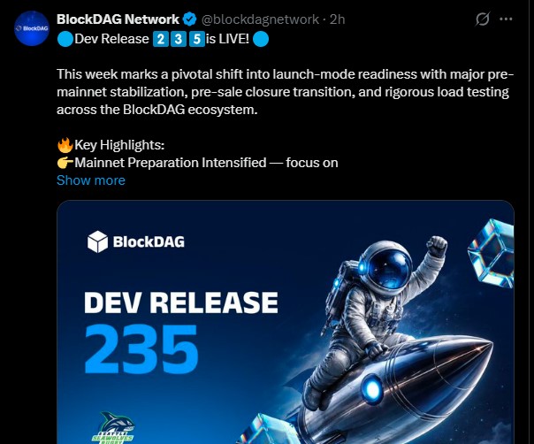 BlockDAG Dev Release 235 live