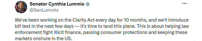 Senator Cynthia Lummis of Wyoming