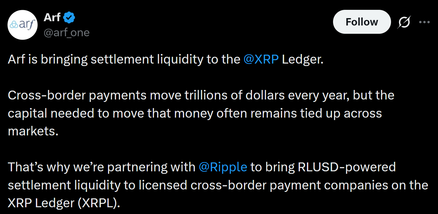 According to Arf official announcement According to Arf official announcement