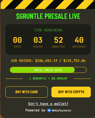 Gruntle Presale Update