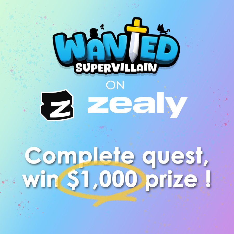 Supervillain Wanted (SVW) × Pryzm — GameFi Zealy Campaign Supervillain Wanted (SVW) × Pryzm — GameFi Zealy Campaign
