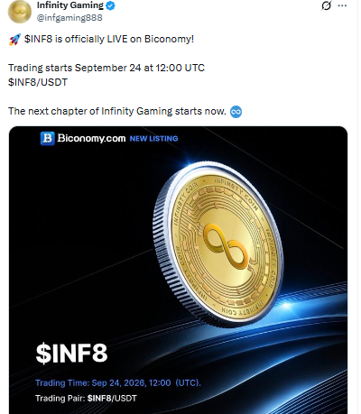 Infinity Gaming describes itself as a global gaming and digital-asset ecosystem