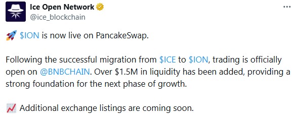 Ice Open Network Migration