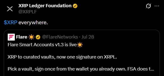 Flare Network XRP news