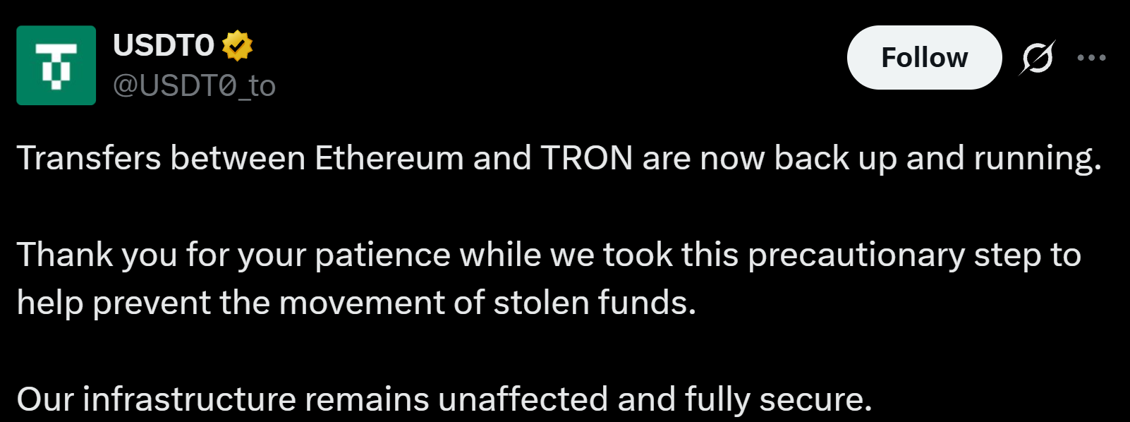 Information by USDT Post