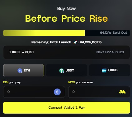 Official Remittix presale dashboard Official Remittix presale dashboard