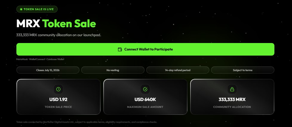 Mirex Network presale details 