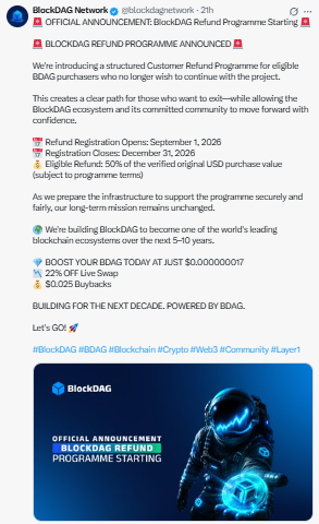 Customer Refund Program for eligible BDAG Customer Refund Program for eligible BDAG