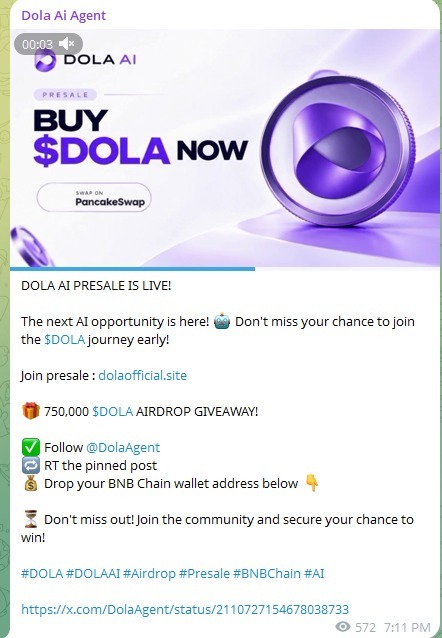 DOLA AI PRESALE IS LIVE! DOLA AI PRESALE IS LIVE!