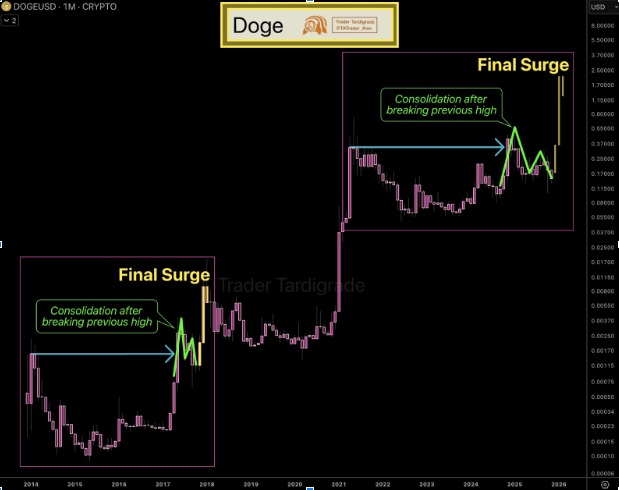 DOGE/USD 1M CHART