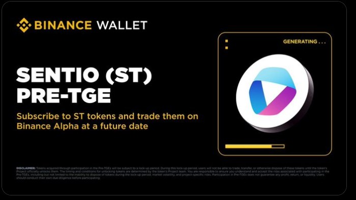 Sentio Token Launch Buzz After Binance pre TGE update