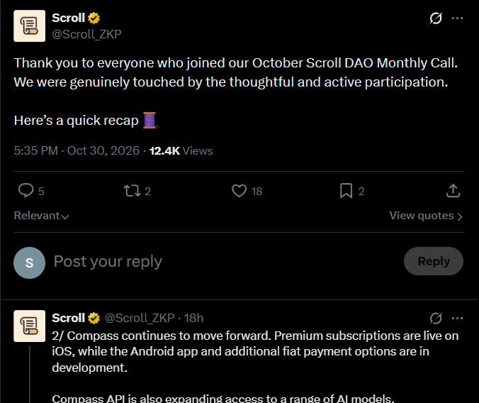 Scroll Plans a Permissioned Network