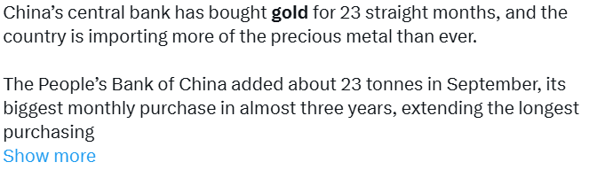 Gold News Today: China Central Bank Extends Its Buying Streak to 23 Months
