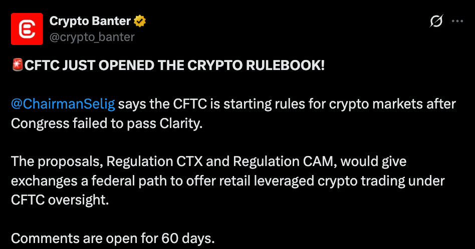 Crypto Banter official tweet