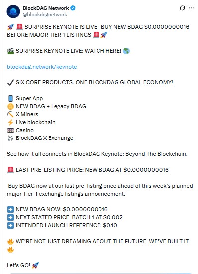 Direct-purchase price for New BDAG