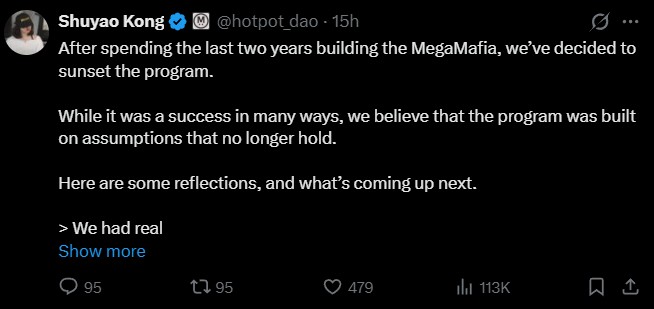 MegaETH MegaMafia Program Ends MegaETH MegaMafia Program Ends