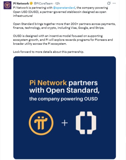 Pi Network News Today: Open Standard Partnership Pi Network News Today: Open Standard Partnership