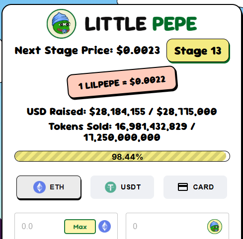 little pepe presale