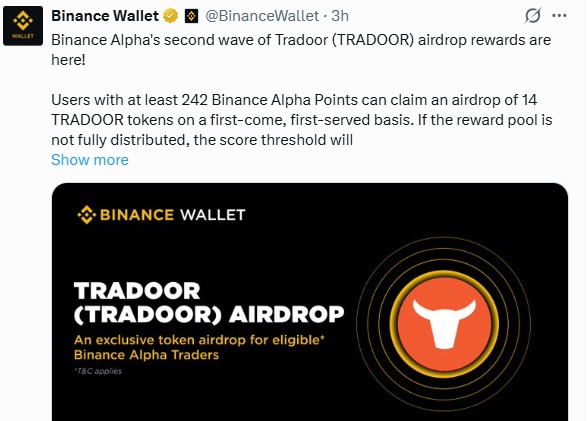 Tradoor Airdrop Tradoor Airdrop