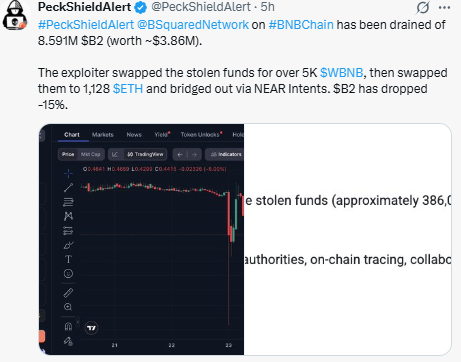 Official post ragrding attackers swap to eth