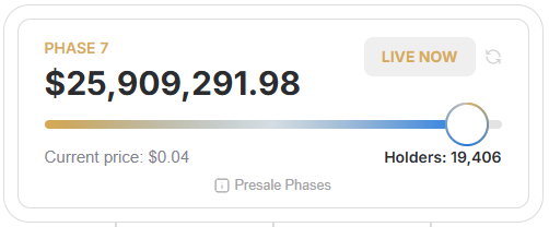 Mutuum Presale Update