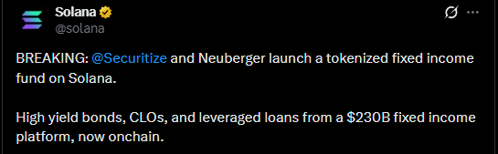 Neuberger Berman Launches Tokenized Fund on-chain Neuberger Berman Launches Tokenized Fund on-chain