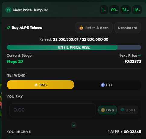 alphapepe presale price alphapepe presale price