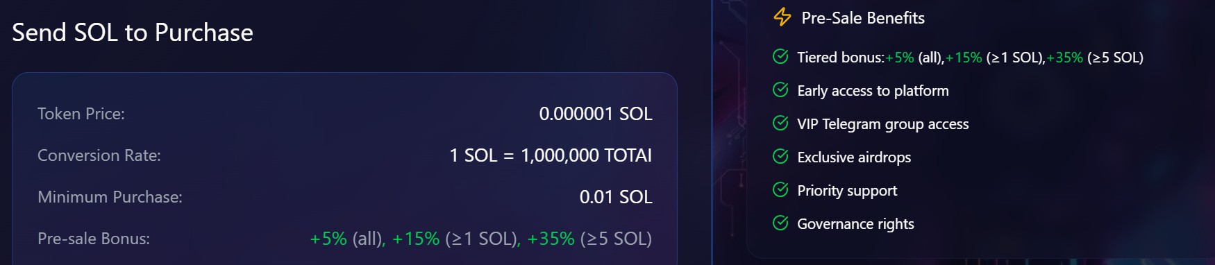 TotalityAI ($TotalityAI) Presale details TotalityAI ($TotalityAI) Presale details