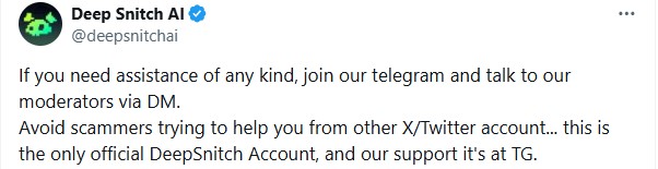 DeepSnitch AI Team User Support DeepSnitch AI Team User Support